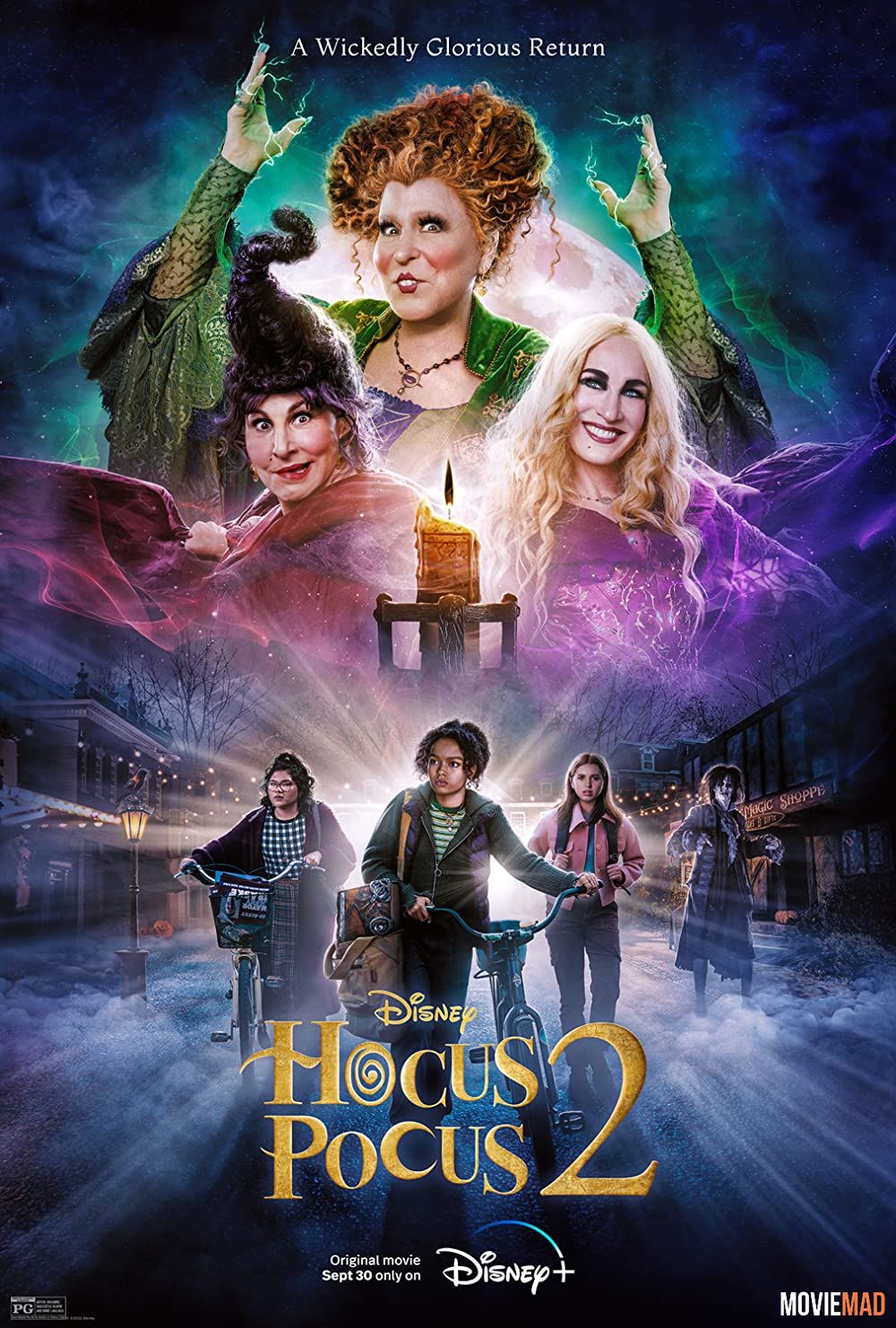 Hocus Pocus 2 (2022) English DSNP HDRip Full Movie 720p 480p Movie download
